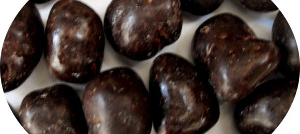 Ingwer in zartbitterer Schokolade