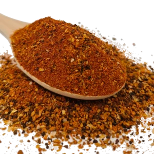 Pariser Pfeffer Gewürzmischung auf einem Löffel